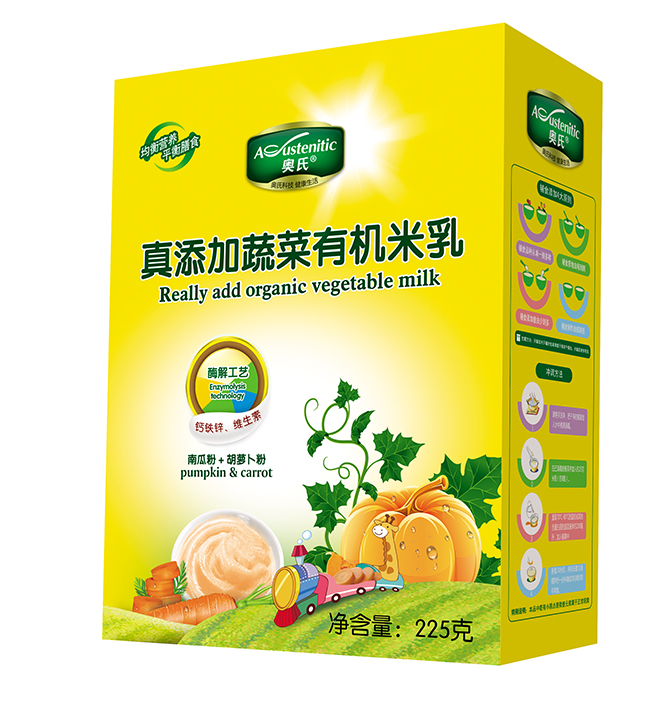 225克真添加南瓜胡蘿卜有機(jī)米粉