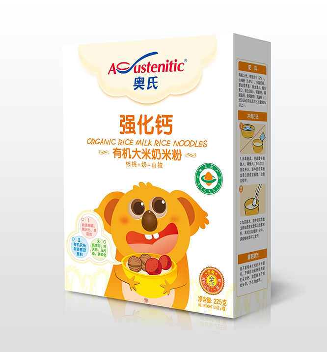 225克強(qiáng)化鈣有機(jī)米粉